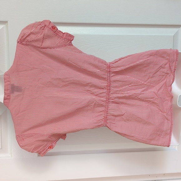 H&M stripes Peplum blouse Size 4 ♥️ red and white 🤍 - Picture 5 of 7